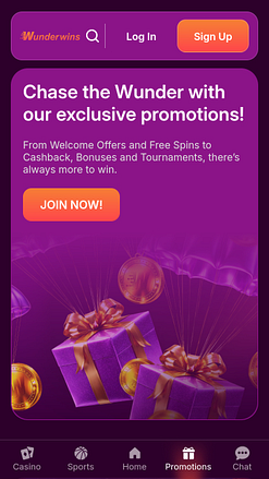 Wunderwins Mobile Promotions