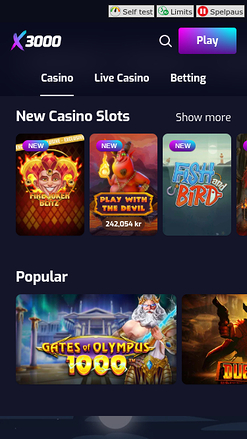 X3000 Mobile-Spiele