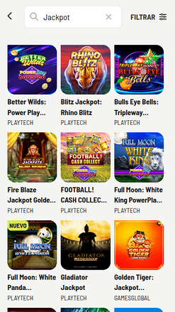 Jackpot mobile di Yaass Casino