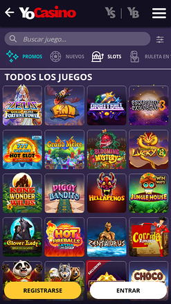 Juegos móviles de Yo Casino