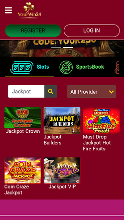 Jackpot mobile de YourWin24 Casino