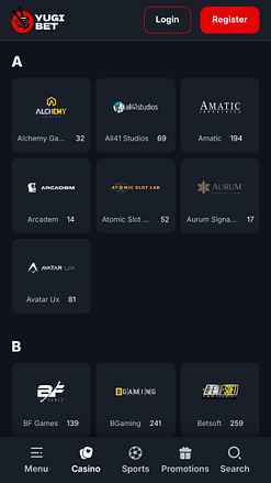 Développeurs du jeu mobile Yugibet