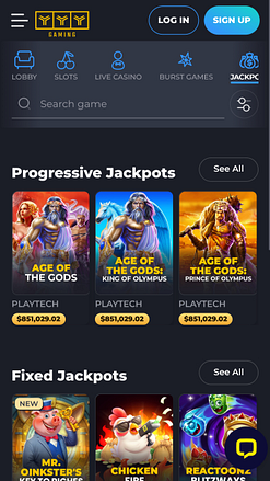 YYY Casino Mobile Jackpot
