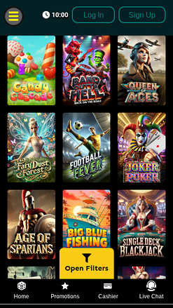 Juegos móviles de Zar Casino