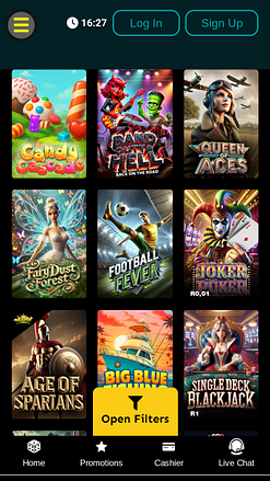Jeux mobiles du casino ZarBet
