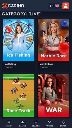 Zen Casino mobiler Live-Dealer