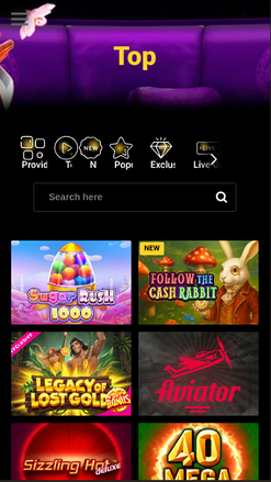 Jeux mobiles de Zet Casino