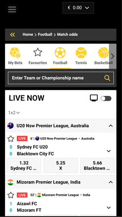 Sports mobiles de Zet Casino