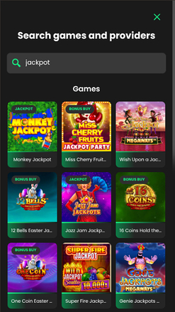 Jackpot di Zip Casino su mobile