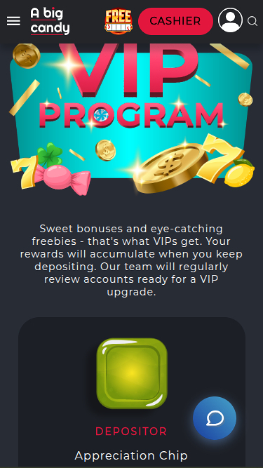 A Big Candy Casino Mobile Experience