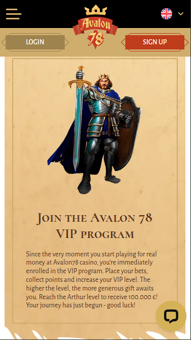 Programme VIP Mobile du Casino Avalon78