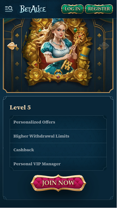 BetAlice Casino Mobile VIP‑Programm