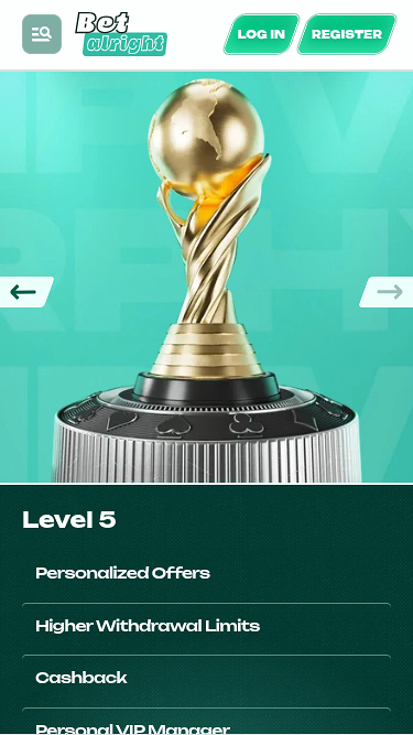 Betalright Casino Mobile VIP‑Programm