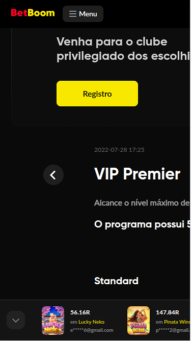 BetBoom Mobile VIP Program