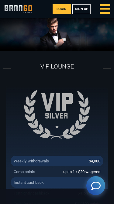 Programa VIP de Casino Brango Móvil