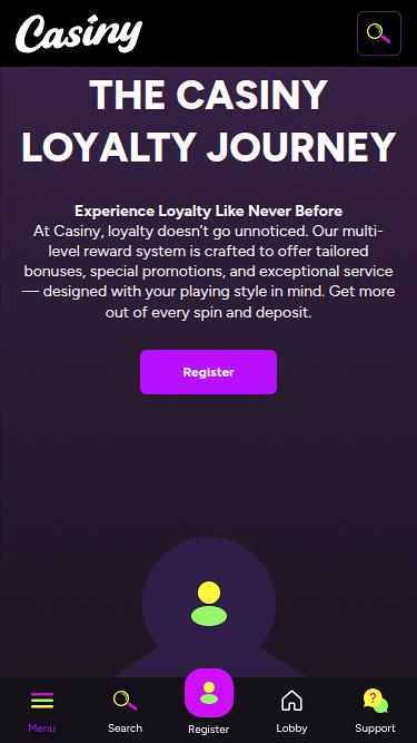 Programme VIP mobile Casiny Casino