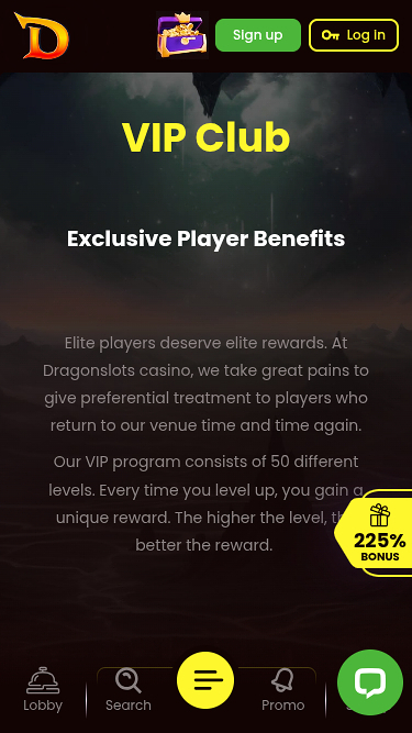 Programa VIP de DragonSlots Casino Móvil