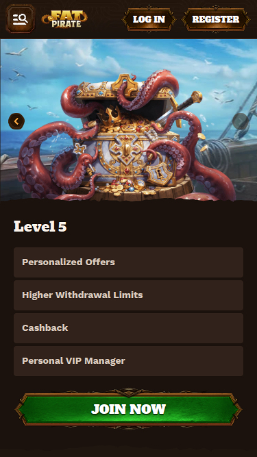 FatPirate Casino Mobile VIP-Programm