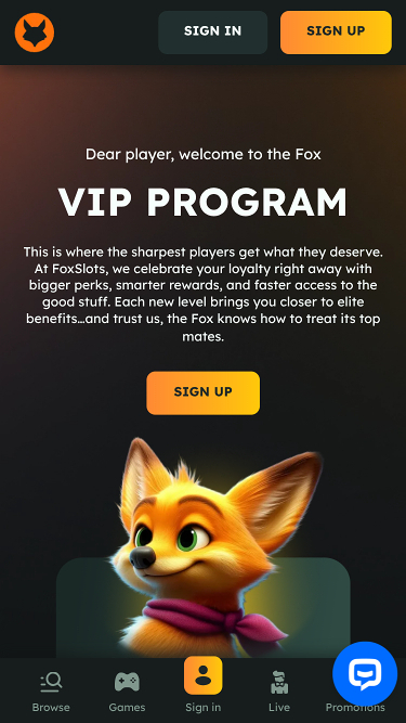 FoxSlots Casino VIP Program