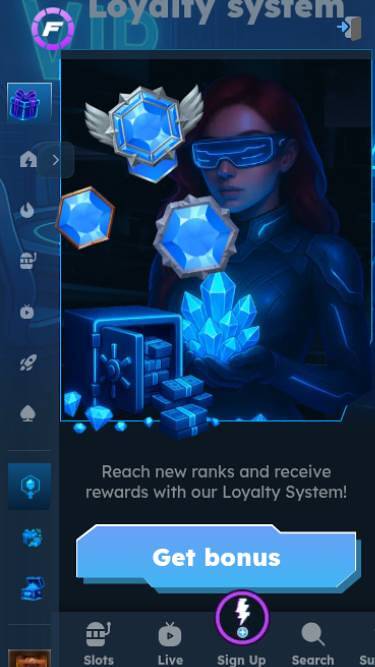 FunzyBets Casino VIP Mobile