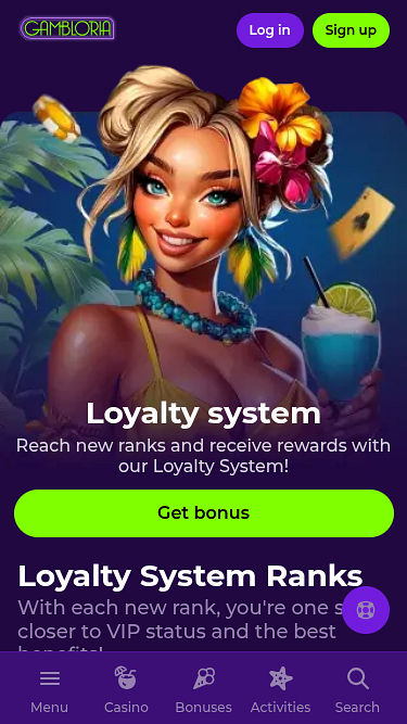 Programme VIP mobile de casino en ligne
