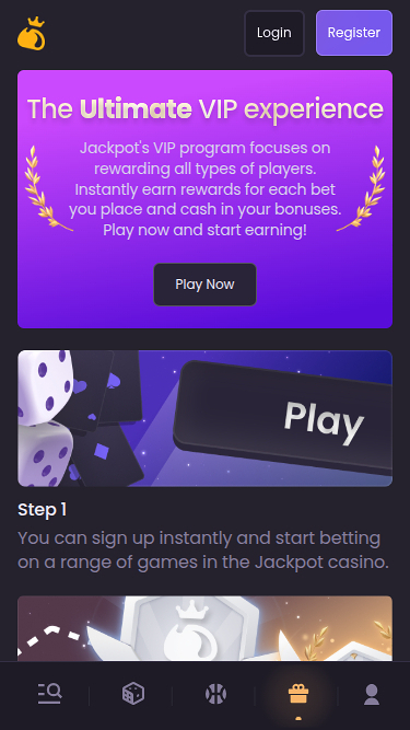 Jackpot.bet Casino Mobile VIP-Programm