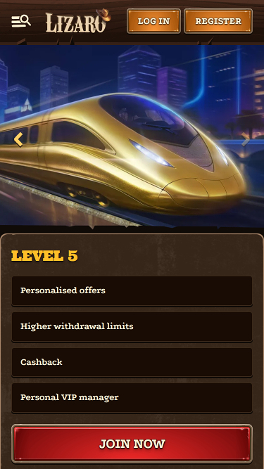 VIP-программа казино Lizaro