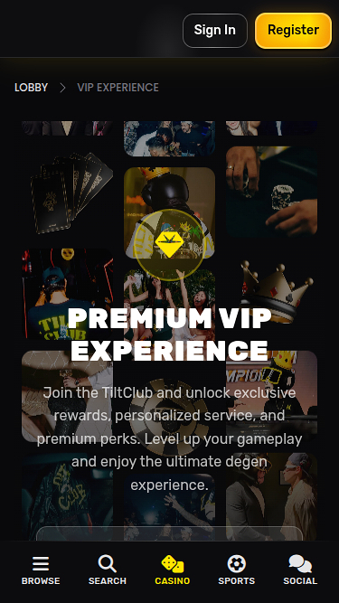 Monkey Tilt Casino Mobile VIP Program