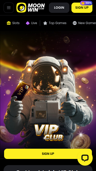 Programme VIP mobile du casino Moonwin
