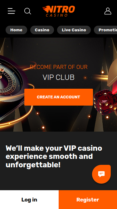 Programme VIP mobile de NitroCasino