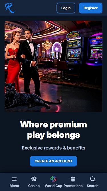 Programme VIP mobile RCasino