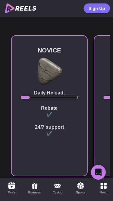 Casino VIP mobile Reels.io