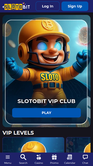 VIP-Screenshot von Slotobit Casino für Mobilgeräte