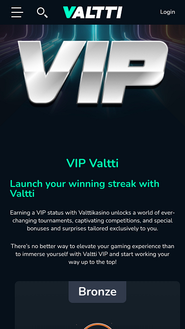 Valtti Casino Mobile VIP