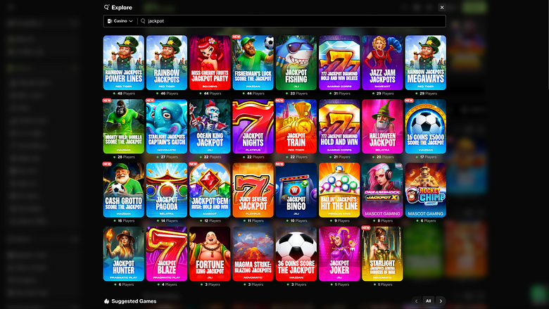 Jackpot de escritorio del casino 21.com