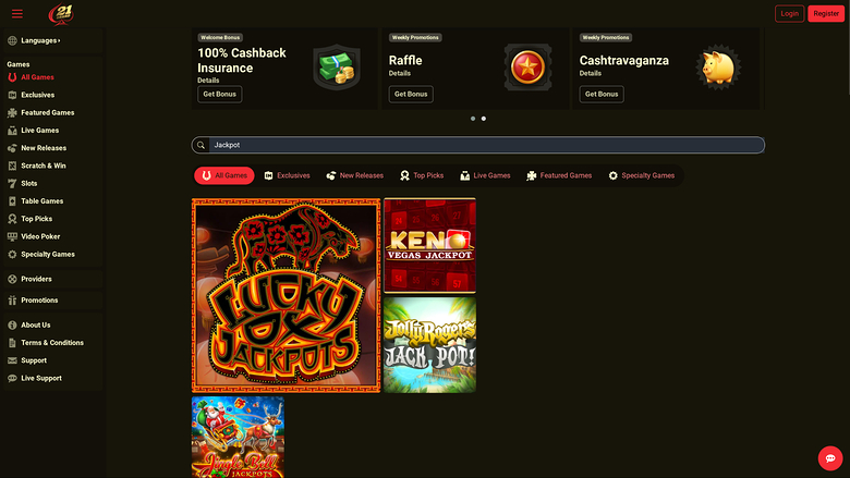 Bote de escritorio de 21 Grand Casino