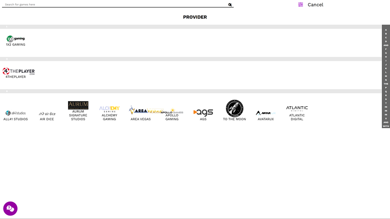 21 Prive Casino Desktop Game Developers