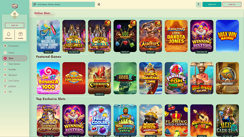 777 Casino Desktop Games