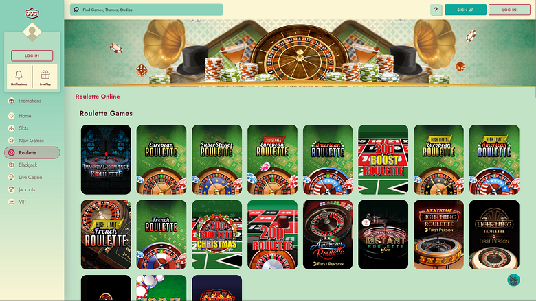777 Casino Desktop Table Games