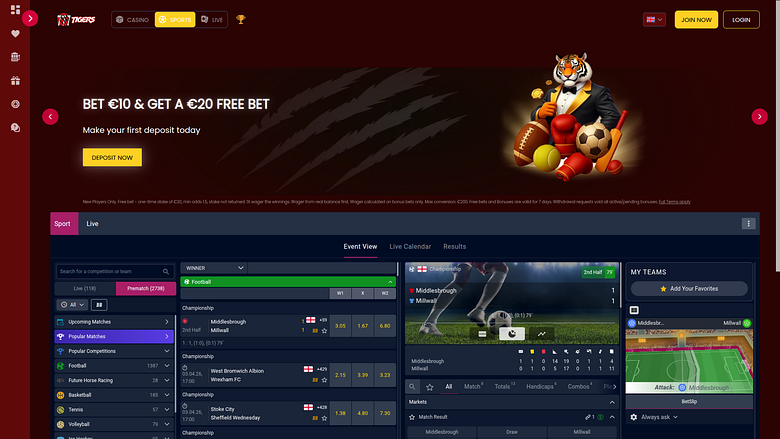 777Tigers Casino ставки на спорт на компьютере