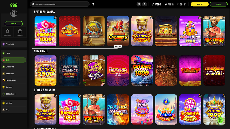 Jeux de bureau 888Casino