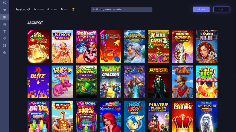 Bote de escritorio de Ace Lucky Casino