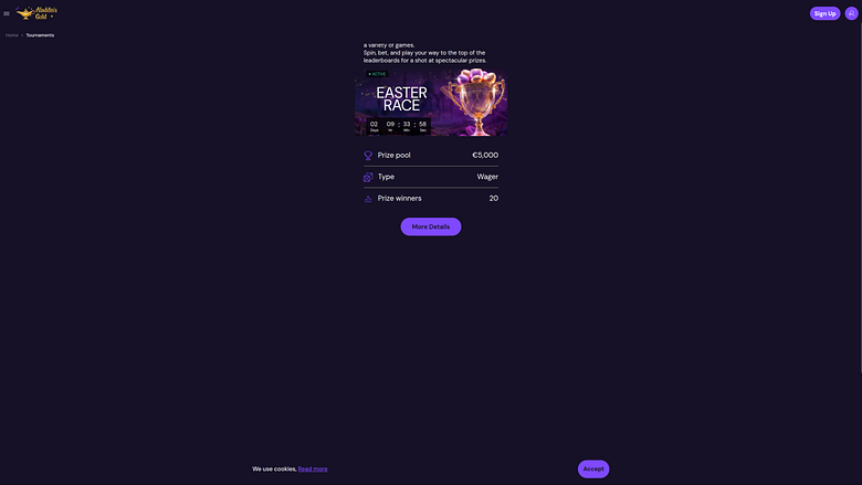 Tournois de casino AladdinsGold sur ordinateur