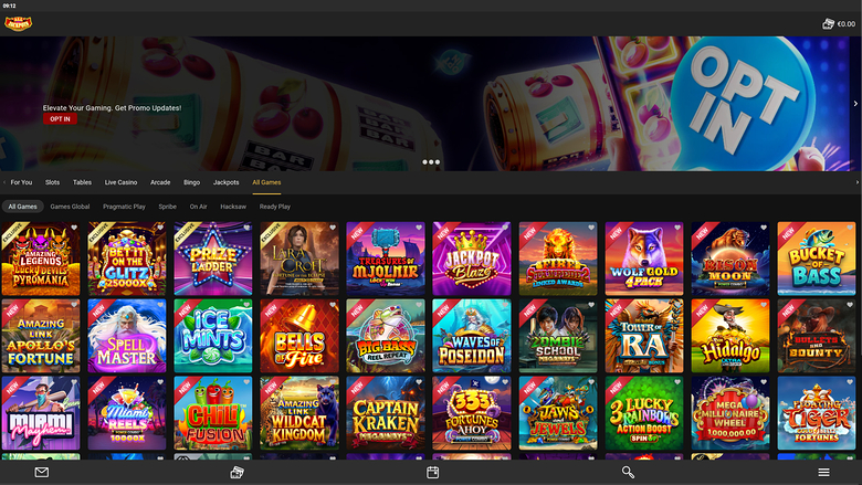 Développeurs de jeux de bureau de All Jackpots Casino