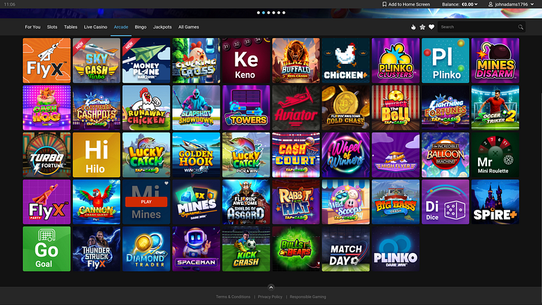 All Slots Casino Desktop Arcade