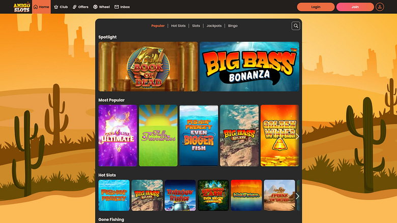 Jeux de casino Amigo Slots pour ordinateur