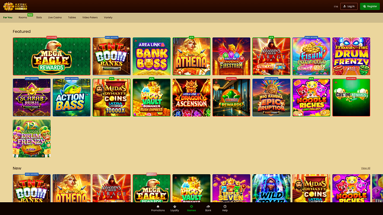Jeux Aztec Riches sur ordinateur