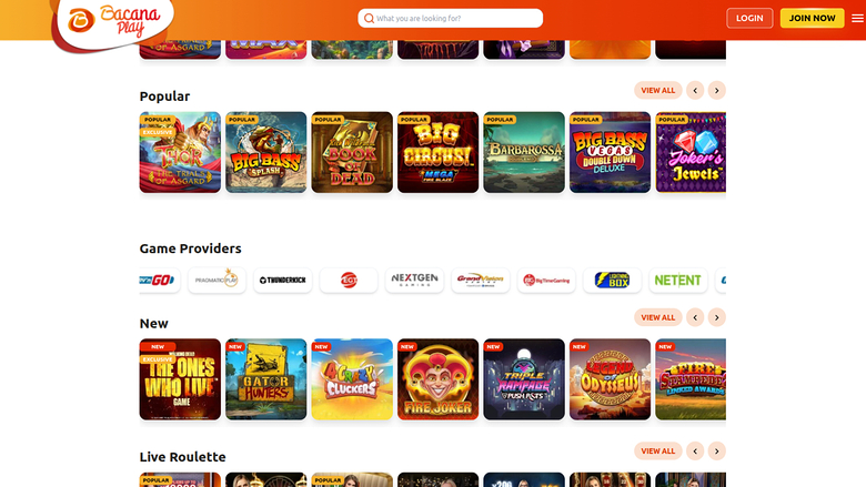 Bacana Play Casino Desktop-Spielentwickler