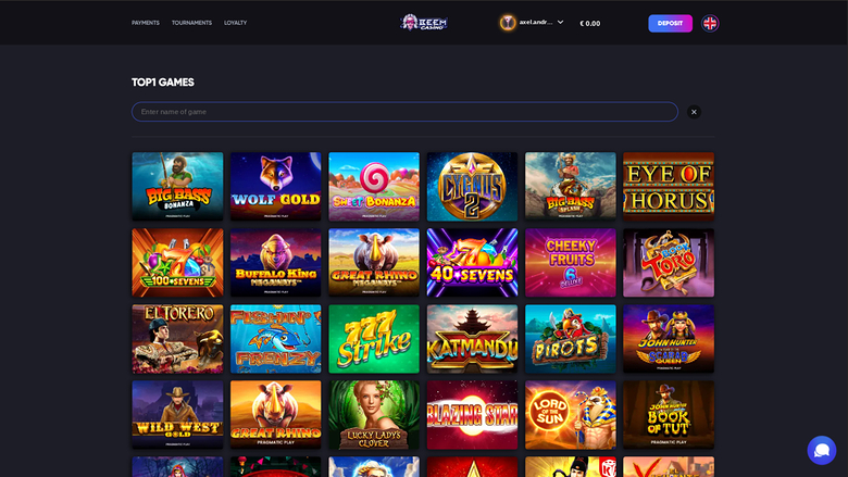 Jeux de Beem Casino sur ordinateur