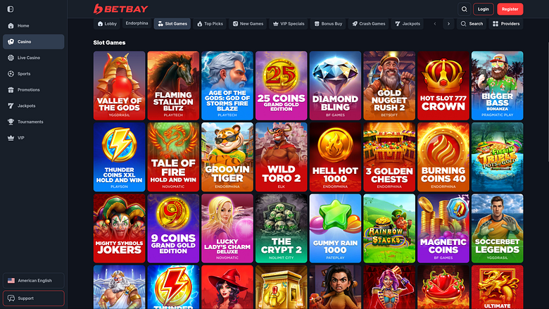 Giochi per computer del casinò BetBay